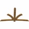 Ekena Millwork Davenport Rough Sawn Timber Gable Bracket, Western Red Cedar, 96"W x 60"H x 2"D x 6"F, 15/12 Pitch GBW096X60X0206DAV00RWR - alternate 2